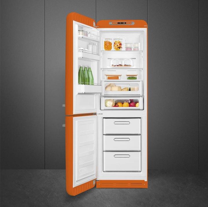 Immagine prodotto Smeg FAB32LOR5 Stile anni '50, 2 porte, 60 cm, sinistra, Senza gelo, arancione (331 l)