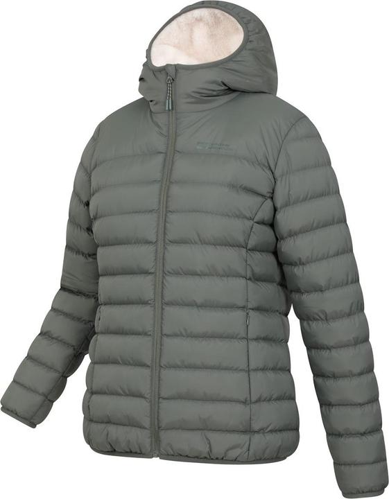 Image du produit Mountain Warehouse Veste matelassée en fausse fourrure pour femmes/adolescentes (34 D)
