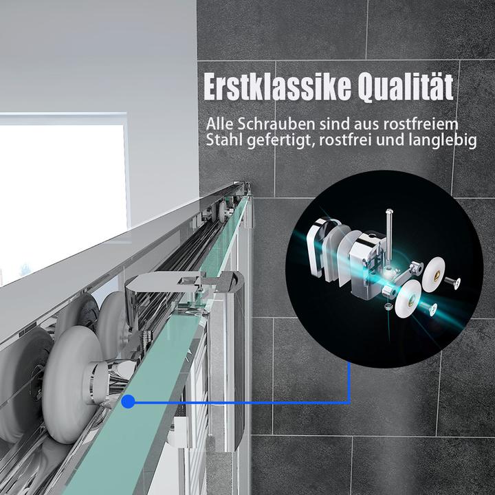 Produktbild SONNI 110x70cm Duschkabine Schiebetür-Duschkabine Duschkabine (110 cm, 170 cm, 185 cm)