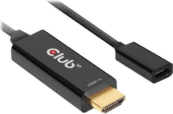 Produktbild Club 3D HDMI (Typ A) — USB C (HDMI, USB Typ-C, 22 cm)