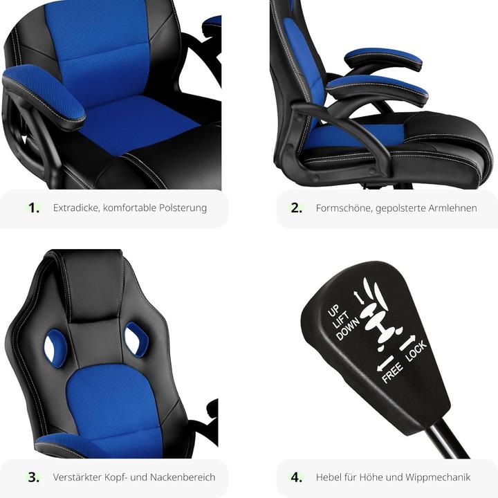 Actual product image tectake Sport seat executive chair