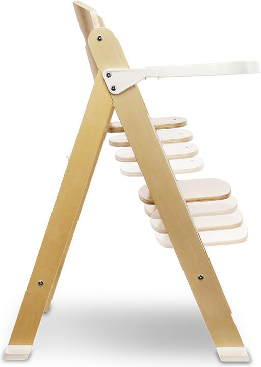 Produktbild Lionelo Stuhl Floris 3in1 White Natural (Hochstuhl Sitzerhöhung)