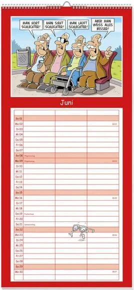 Actual product image Grandma & Grandpa - The pensioner planner 2025 (21 x 45 cm, German)