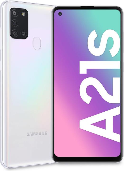 Image du produit Samsung Galaxy A21s FR (32 Go, Blanc, 6.50", Double SIM, 48 Mpx, 4G)