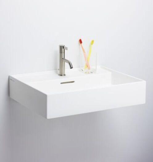 Actual product image Laufen Kartell washbasin undermount, 1 tap hole, with overflow, 500x460mm, H810332 (360 mm, 500 mm)