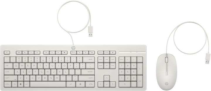 Immagine prodotto HP 225 Wired Mouse and KB G2 CWH DE (DE, Cablato)