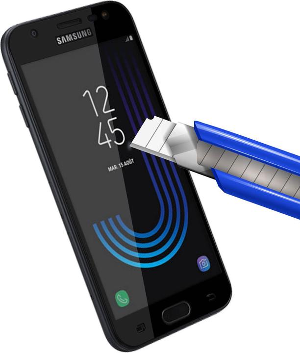 Actual product image Avizar bulletproof glass, glass protective film, protective glass (1 Piece, Samsung Galaxy J3 (2017))