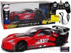 Image du produit Lean Toys Voiture de sport télécommandée Corvette C6.R 1:18 rouge