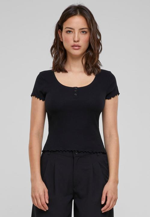 Actual product image Urban Classics Ladies Rib Babylock Tee (XS)