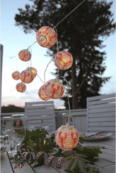 Image du produit Star Trading Guirlande lumineuse Crayfish Party Fonctionne avec des piles (1.40 m)