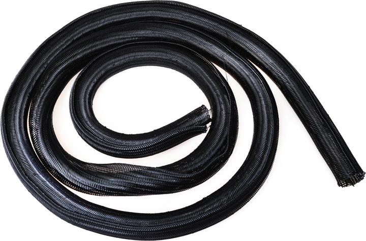 Schönenberger Tuyau en tissu auto-enroulant, noir (Trou de câble, 200 cm)