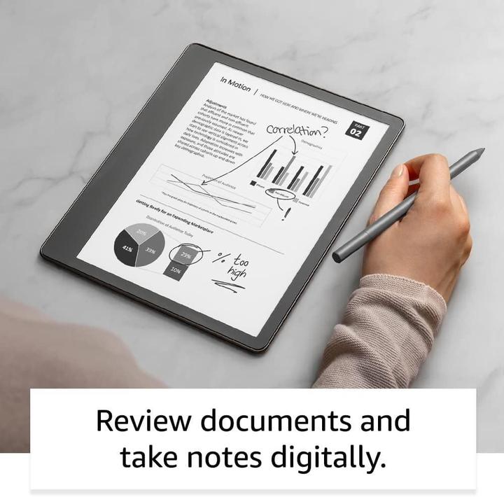 Immagine prodotto Amazon Kindle Scribe 10.2 incl. penna stilo premium (10.20", 16 GB, Grafite)