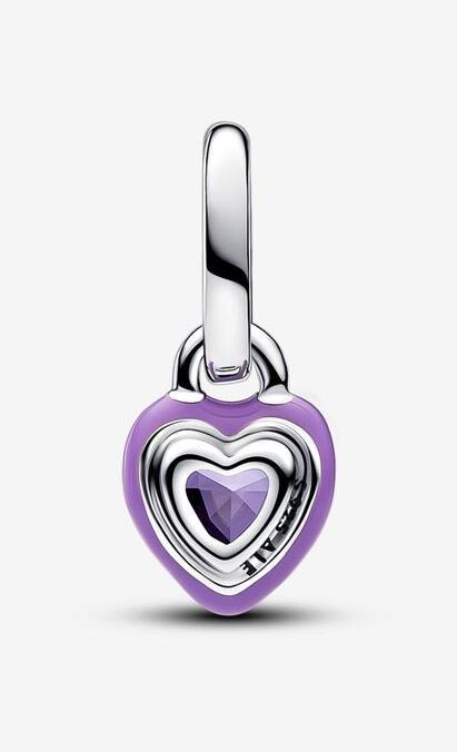 Immagine prodotto Pandora ME Cuore del Chakra Viola Mini (Smalto, Argento 925)