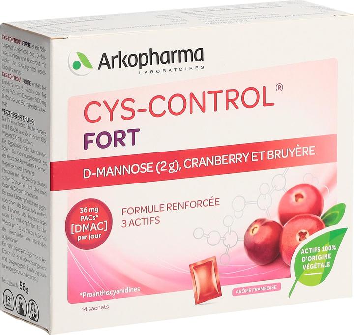 Produktbild Arkopharma Cys-Control Forte D-Mannose Cranberry Heidekraut (14 Stück, Beutel, 99 g)