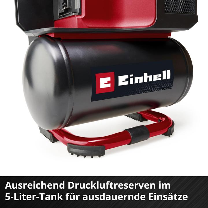 Produktbild Einhell Akku-Kompressor TE-AC 18/75 Li OF-Solo (8 Bar, 5 l)