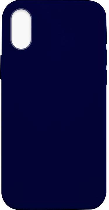 Produktbild mobileup Silicone Case iPhone XS Max - Dark Blue (Apple iPhone XS Max)