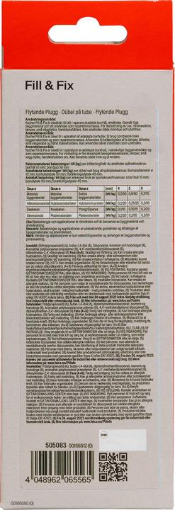 Produktbild Fischer FILL & FIX Injektionsmasse 25 ml (1 Stk.)