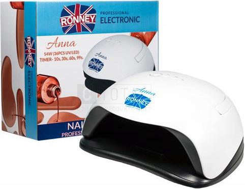 Image du produit Ronney Lampe à ongles UV+ LED (Blanc, Noir)