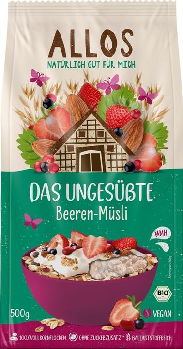 Produktbild Allos Das ungesüsste Beeren-Müsli (500 g)
