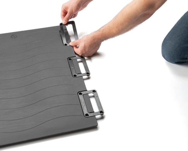Actual product image WeatherTech Corner mat 0.64 m x 0.64 m carbon fibre | black (64 x 64 cm)