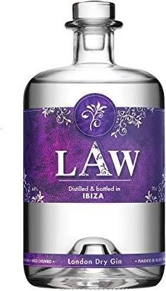 Actual product image LAW Gin De Ibiza Premium Dry Gin (12 x 20 cl)
