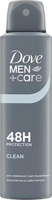 Produktbild Dove Antiperspirant Spray Men Care Clean - 150 Ml (Spray, 150 ml)