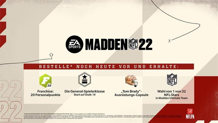 Image du produit EA Games Madden NFL 22 (PS4, EN, DE, IT, FR)