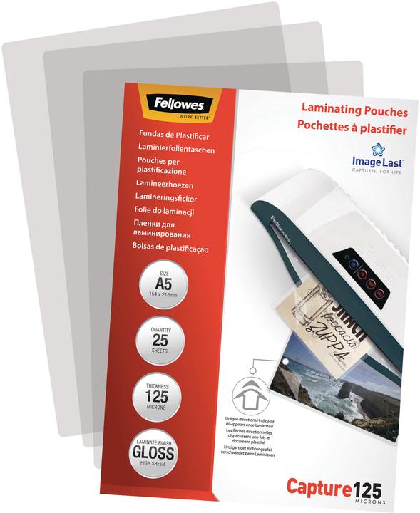 Actual product image Fellowes Capture 125 (A5, 25 Piece, 125 µm)