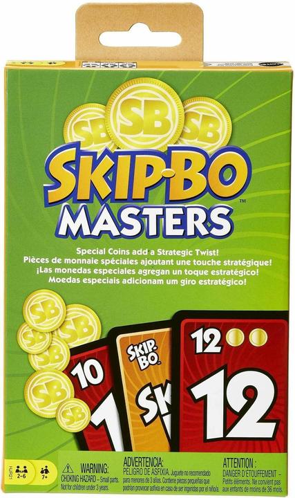 Actual product image Mattel Games Skip-Bo Masters (Multilingual)