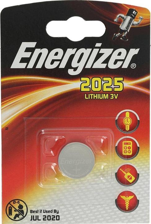 Produktbild Energizer CR2025 Lithium (1 Stk., CR2025, 155 mAh)