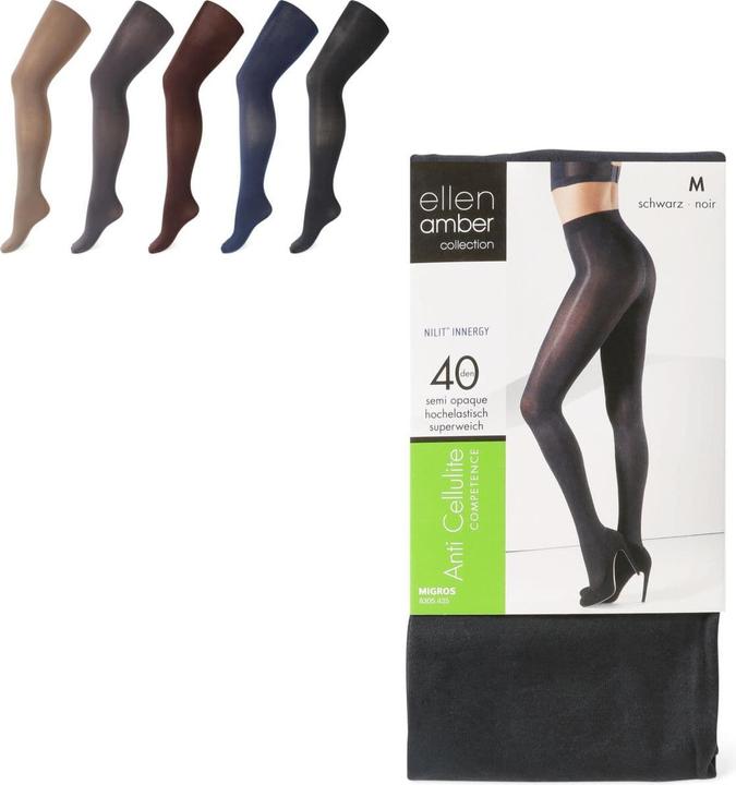 Image du produit Ellen Amber Damen Strumpfhosen Anti Cellulite 40Den (40 DEN)