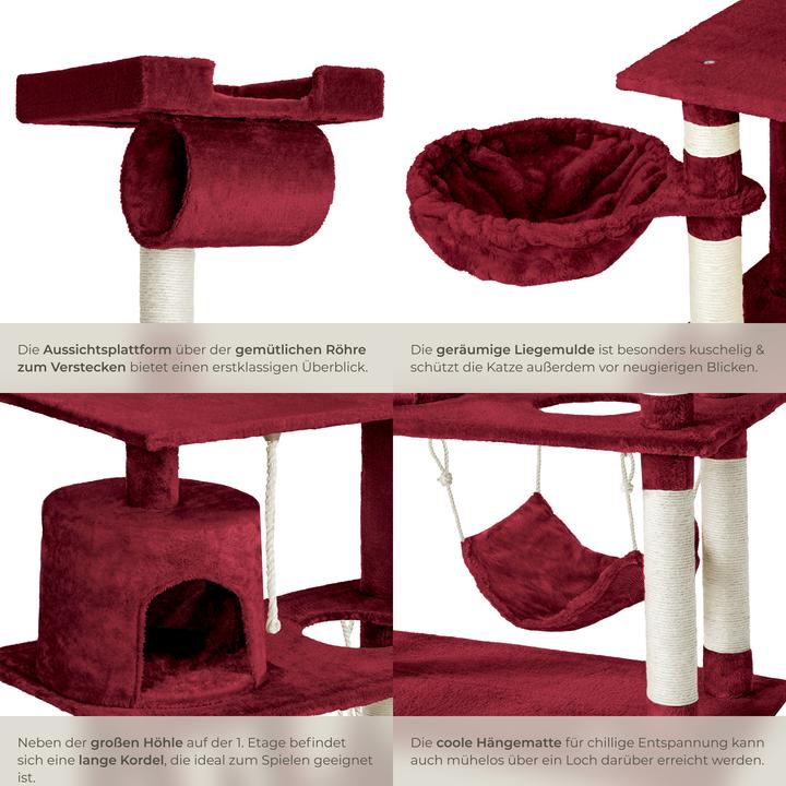 Image du produit tectake Marcel (141 cm, Vin rouge)
