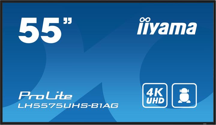 Image du produit iiyama 55 3840X2160 UHD IPS PANEL (3840 x 2160 pixels, 54.60")