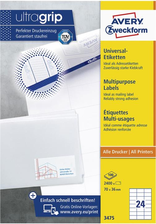 Produktbild Avery Universal-Etiketten