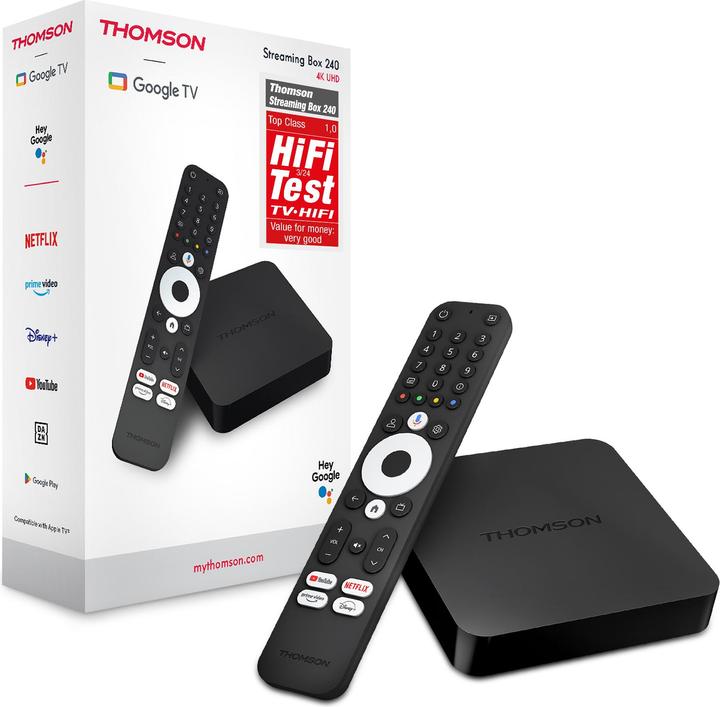 Actual product image Thomson Streaming BOX: 4K UHD Google TV (8 GB, iOS 12)