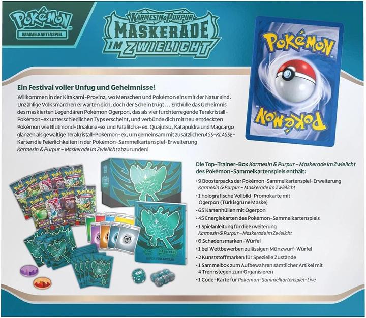 Produktbild Pokémon Twilight Masquerade (Deutsch, Elite / Top Trainer Box)