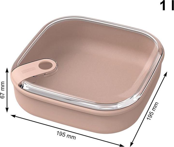 Immagine prodotto Rotho Barattolo per alimenti Ela fl.1l rosa (1 l)