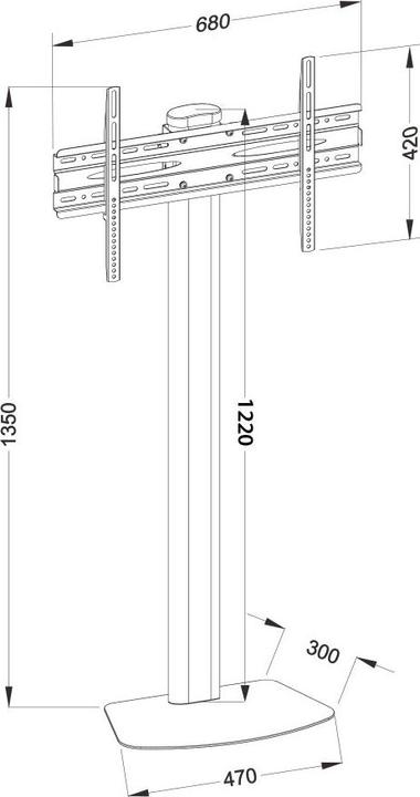 Image du produit Techly ICA-TR27 (Universel, 55", 40 kg)