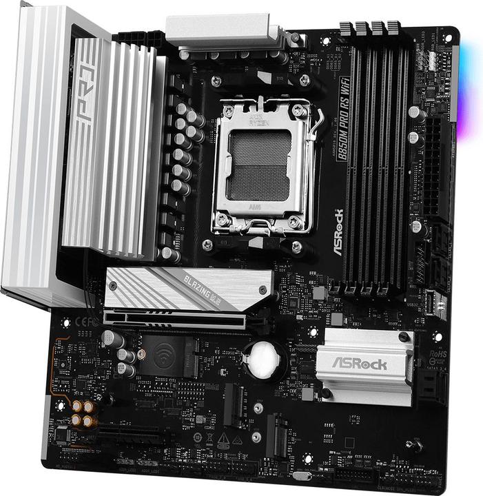 Produktbild AsRock B850M Pro RS WiFi (AM5, AMD B850, mATX)