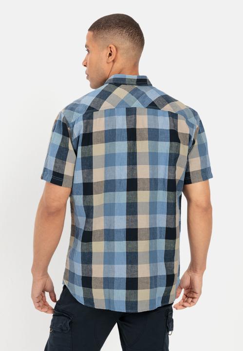 Actual product image Camel Active Linen mix checked shirt (XXL)