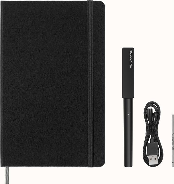 Moleskine Écriture intelligente (135 x 210 mm, À rayures, Couverture rigide)
