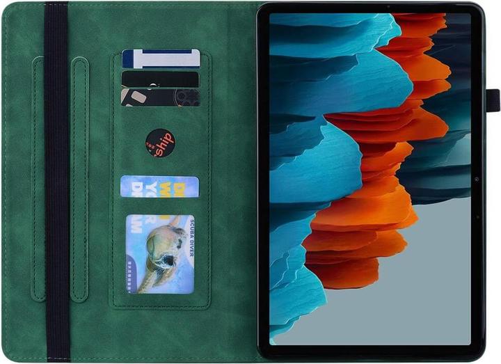 Immagine prodotto Cover-Discount Galaxy Tab S9+ - cover protettiva con cerniera verde (Galaxy Tab S9 Plus)