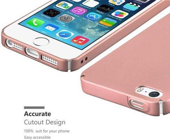 Image du produit Cadorabo Hard Cover Couverture métallique mate (Apple iPhone 5)
