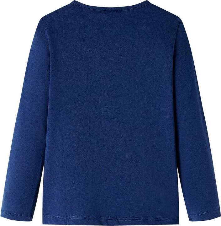Produktbild VidaXL Kinder-Langarmshirt Marineblau 128,Material: 95 % Baumwolle (128)