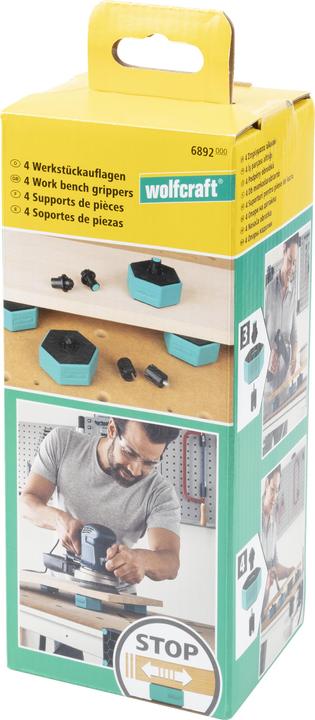 Immagine prodotto wolfcraft wolfcraft 4 Werkstückauflagen (Materiale sintetico)
