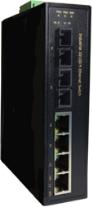Actual product image Barox PC-IA402-S - Unmanaged - L2 - Fast Ethernet (10/100) - Full duplex - Wall mounting (4 Ports)