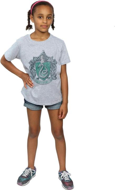Actual product image Girls Slytherin Cotton T-Shirt (152, 158)