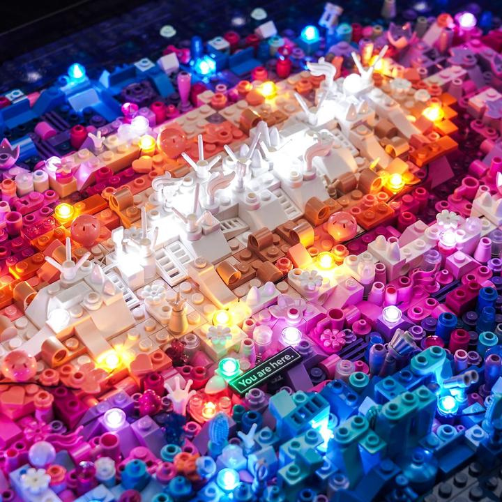 Immagine prodotto BrickBling Set di luci a LED per LEGO La galassia della Via Lattea (31212), incluso telecomando