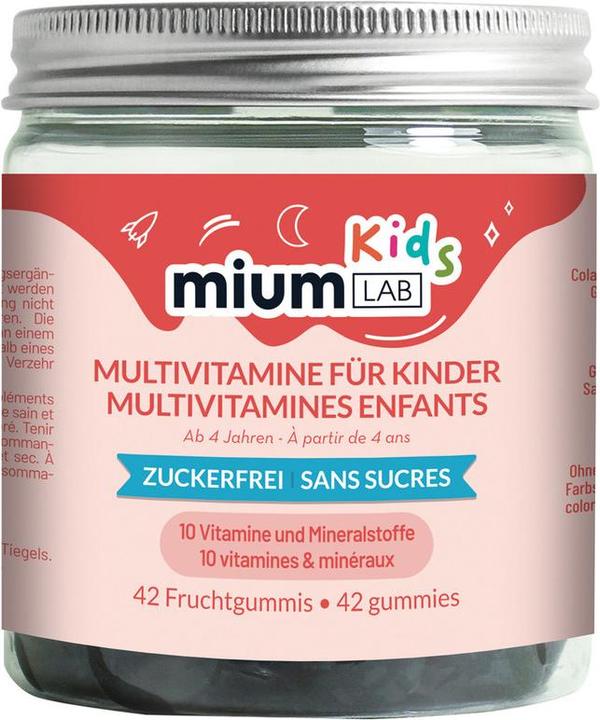 Produktbild Mium Lab Vitamingummis Kinder (42 Stück, Gummies, 135 g)