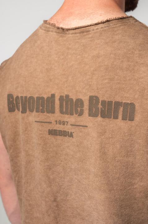 Produktbild Nebbia Washed-off Ärmelloser Hoodie Beastin 361 - light brown (L)